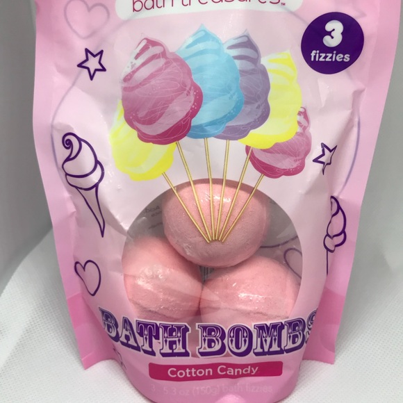 Bath Bombs Other - New Bath Treasures cotton candy bath bombs 2 bags